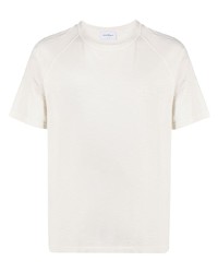 weißes T-Shirt mit einem Rundhalsausschnitt von Salvatore Ferragamo