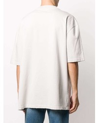 weißes T-Shirt mit einem Rundhalsausschnitt von Maison Margiela