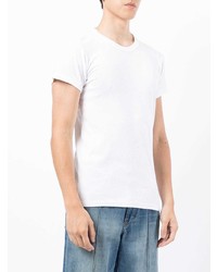 weißes T-Shirt mit einem Rundhalsausschnitt von VISVIM