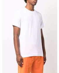 weißes T-Shirt mit einem Rundhalsausschnitt von Lacoste