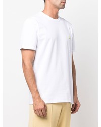 weißes T-Shirt mit einem Rundhalsausschnitt von MAISON KITSUNÉ