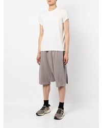 weißes T-Shirt mit einem Rundhalsausschnitt von Rick Owens DRKSHDW