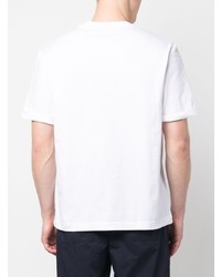 weißes T-Shirt mit einem Rundhalsausschnitt von Altea