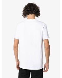 weißes T-Shirt mit einem Rundhalsausschnitt von Dolce & Gabbana