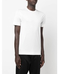 weißes T-Shirt mit einem Rundhalsausschnitt von Emporio Armani