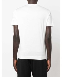 weißes T-Shirt mit einem Rundhalsausschnitt von Emporio Armani