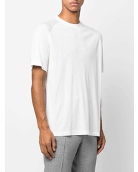 weißes T-Shirt mit einem Rundhalsausschnitt von Zegna