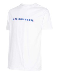 weißes T-Shirt mit einem Rundhalsausschnitt von Anti Social Social Club