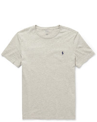 weißes T-Shirt mit einem Rundhalsausschnitt von Polo Ralph Lauren