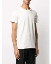 weißes T-Shirt mit einem Rundhalsausschnitt von Jil Sander