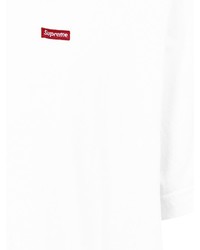 weißes T-Shirt mit einem Rundhalsausschnitt von Supreme