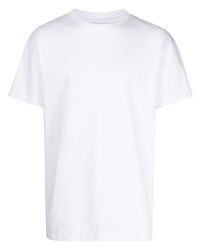 weißes T-Shirt mit einem Rundhalsausschnitt von Soulland