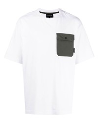 weißes T-Shirt mit einem Rundhalsausschnitt von SPORT b. by agnès b.