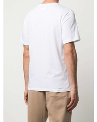 weißes T-Shirt mit einem Rundhalsausschnitt von 3.1 Phillip Lim