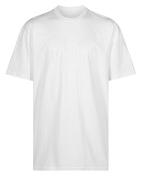 weißes T-Shirt mit einem Rundhalsausschnitt von Stadium Goods