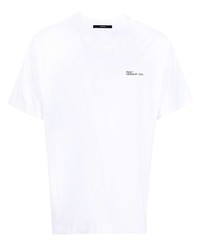 weißes T-Shirt mit einem Rundhalsausschnitt von Stampd