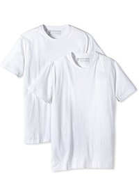 weißes T-Shirt mit einem Rundhalsausschnitt von Strellson