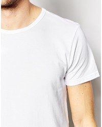 weißes T-Shirt mit einem Rundhalsausschnitt von Tommy Hilfiger