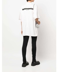 weißes T-Shirt mit einem Rundhalsausschnitt von Balenciaga