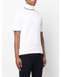 weißes T-Shirt mit einem Rundhalsausschnitt von Thom Browne