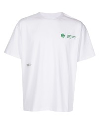 weißes T-Shirt mit einem Rundhalsausschnitt von Students