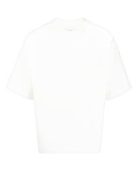 weißes T-Shirt mit einem Rundhalsausschnitt von Studio Nicholson