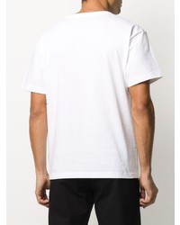 weißes T-Shirt mit einem Rundhalsausschnitt von Bottega Veneta