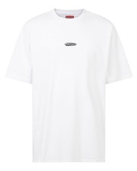 weißes T-Shirt mit einem Rundhalsausschnitt von Supreme