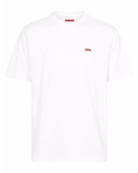 weißes T-Shirt mit einem Rundhalsausschnitt von Supreme