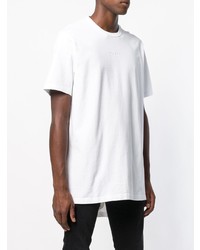 weißes T-Shirt mit einem Rundhalsausschnitt von Diesel