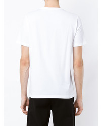 weißes T-Shirt mit einem Rundhalsausschnitt von Egrey