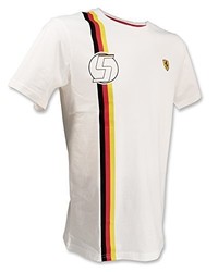 weißes T-Shirt mit einem Rundhalsausschnitt