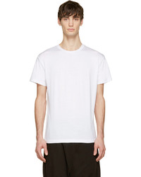 weißes T-Shirt mit einem Rundhalsausschnitt