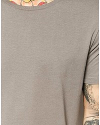 weißes T-Shirt mit einem Rundhalsausschnitt von Asos