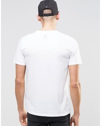 weißes T-Shirt mit einem Rundhalsausschnitt von Element
