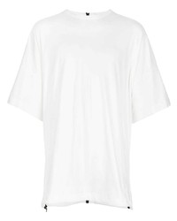 weißes T-Shirt mit einem Rundhalsausschnitt von Templa