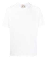 weißes T-Shirt mit einem Rundhalsausschnitt von Ten C