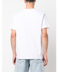 weißes T-Shirt mit einem Rundhalsausschnitt von Harmony Paris