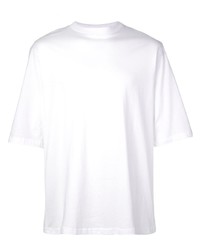weißes T-Shirt mit einem Rundhalsausschnitt von The Celect