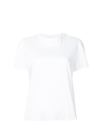 weißes T-Shirt mit einem Rundhalsausschnitt von The Row