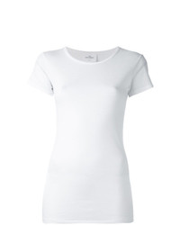 weißes T-Shirt mit einem Rundhalsausschnitt von THE WHITE BRIEFS