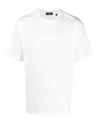 weißes T-Shirt mit einem Rundhalsausschnitt von Theory