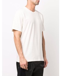 weißes T-Shirt mit einem Rundhalsausschnitt von Maison Margiela