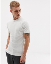 weißes T-Shirt mit einem Rundhalsausschnitt von Tiger of Sweden Jeans