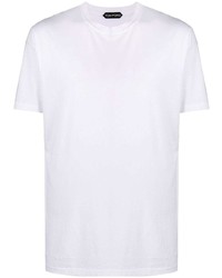 weißes T-Shirt mit einem Rundhalsausschnitt von Tom Ford