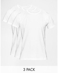 weißes T-Shirt mit einem Rundhalsausschnitt von Tommy Hilfiger