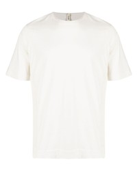 weißes T-Shirt mit einem Rundhalsausschnitt von Transit