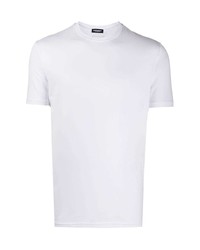 weißes T-Shirt mit einem Rundhalsausschnitt von DSQUARED2