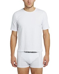 weißes T-Shirt mit einem Rundhalsausschnitt von Ultrasport