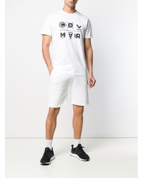 weißes T-Shirt mit einem Rundhalsausschnitt von Colmar
